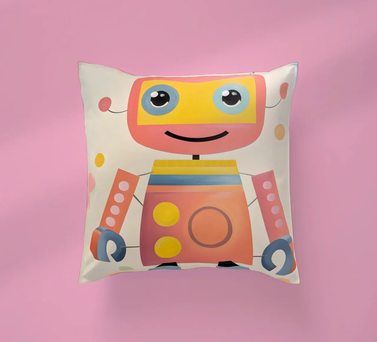 Robot colorato 1 cuscino da KidzStudio