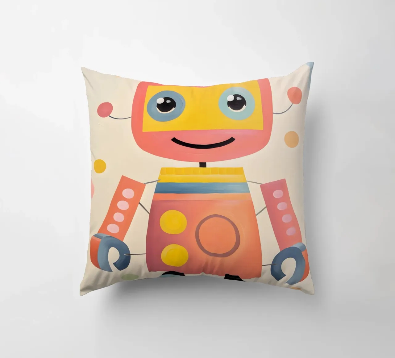 Robot colorato 1 cuscino da KidzStudio