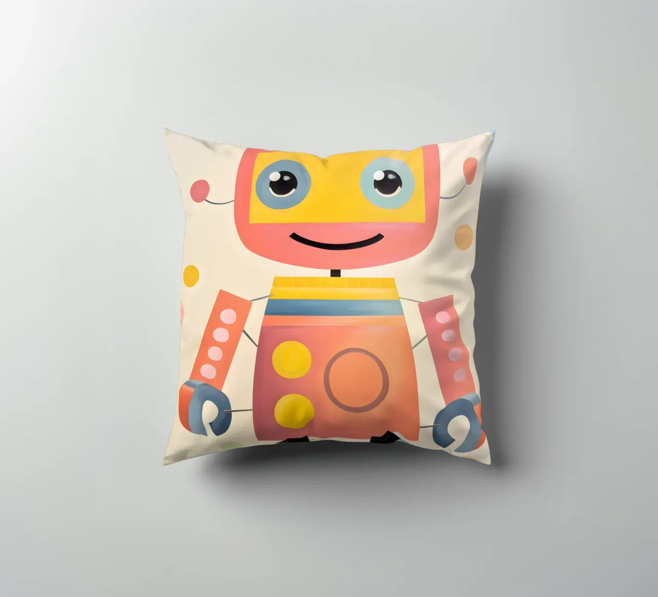 Robot colorato 1 cuscino da KidzStudio