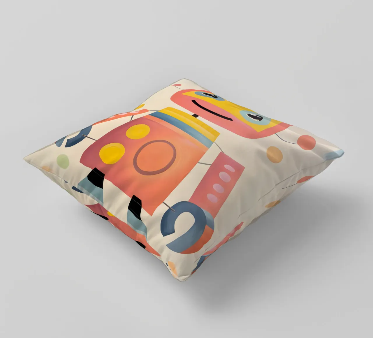 Robot colorato 1 cuscino da KidzStudio