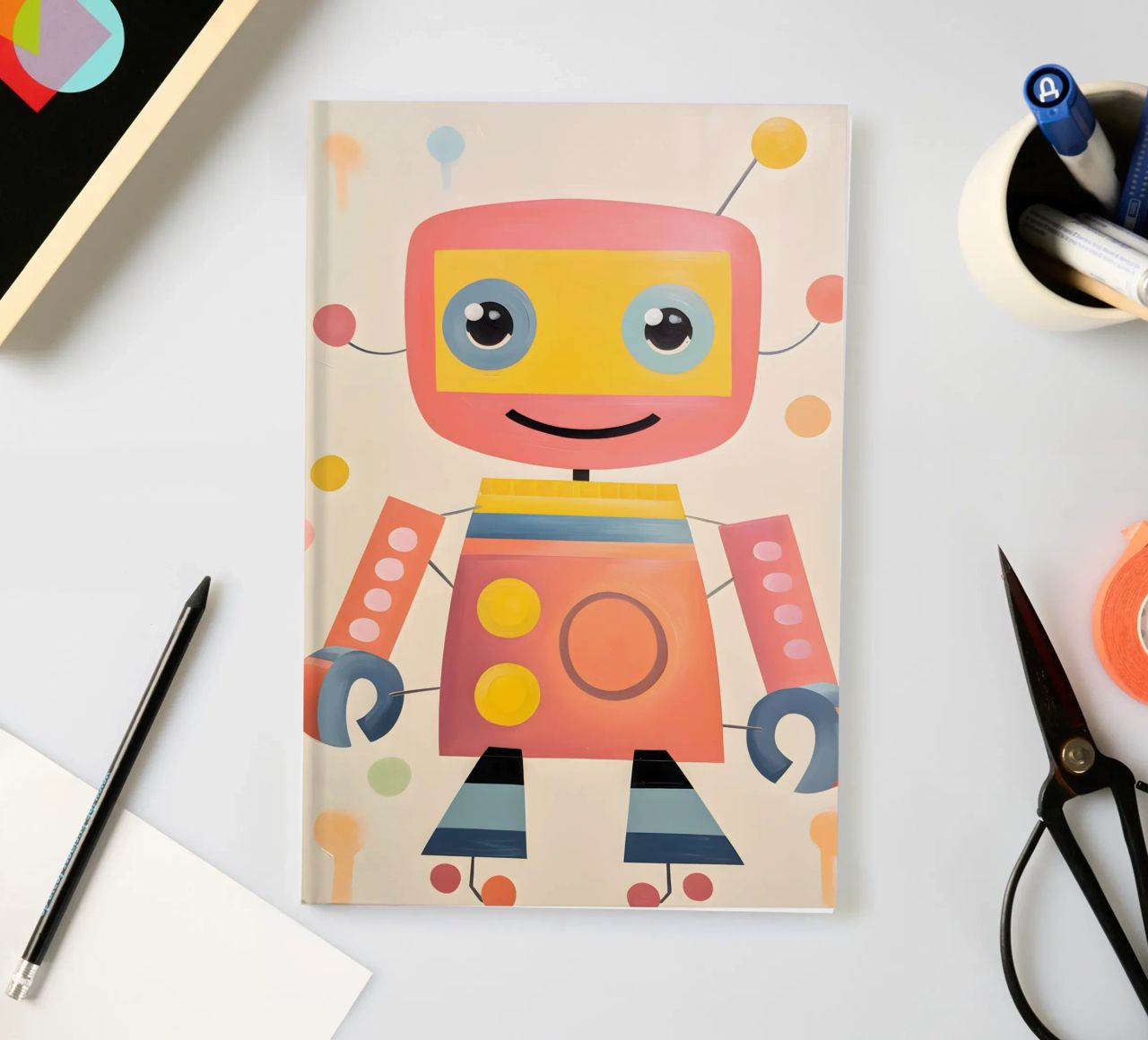 Robot colorato 1 diario da KidzStudio