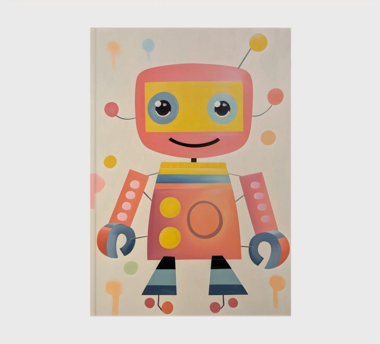 Robot colorato 1 diario da KidzStudio