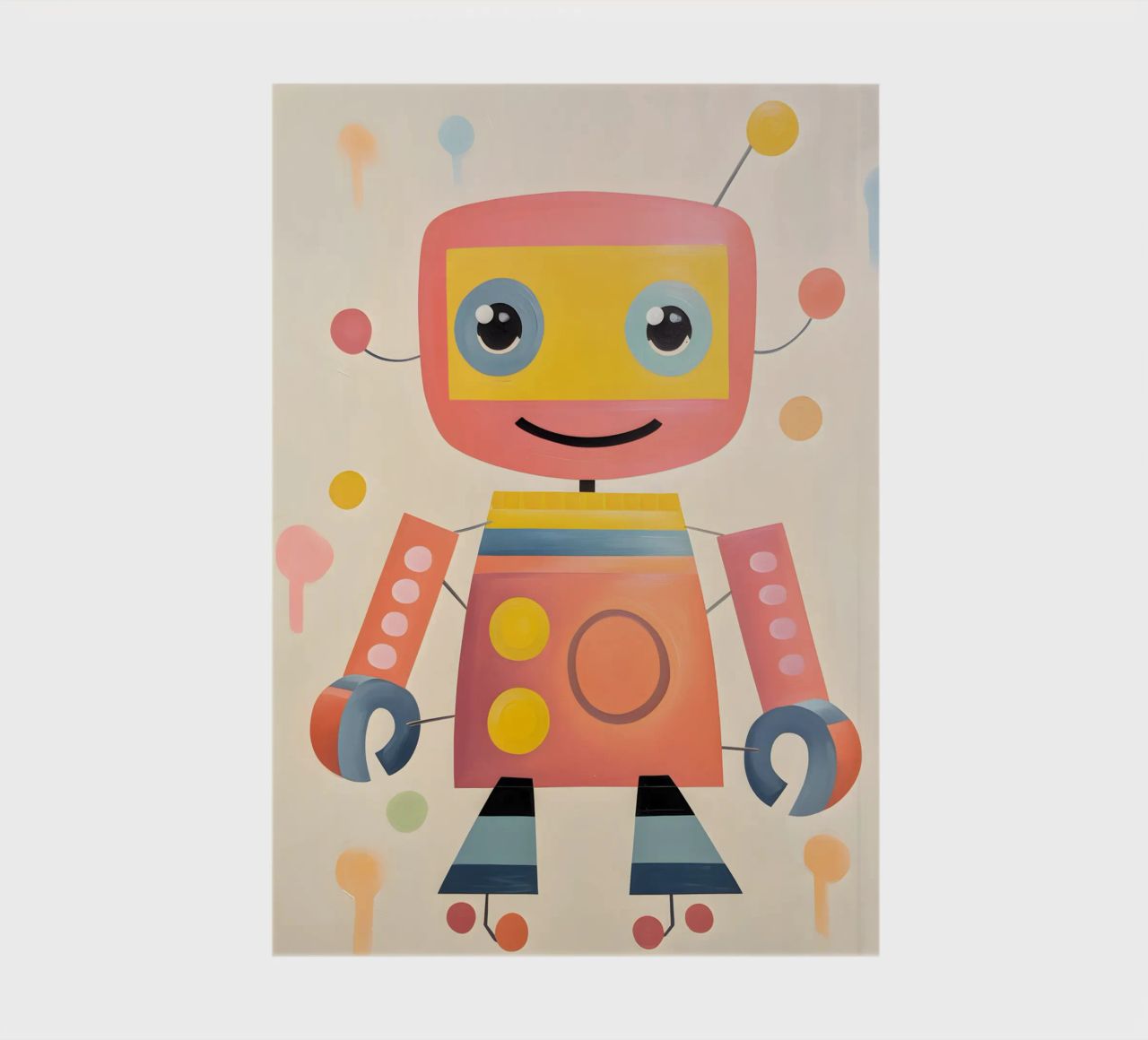 Robot colorato 1 diario da KidzStudio