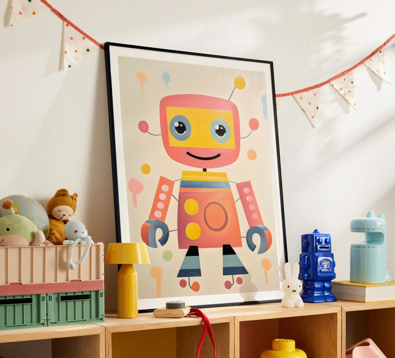 Robot colorato 1 carta hahnemühle da KidzStudio