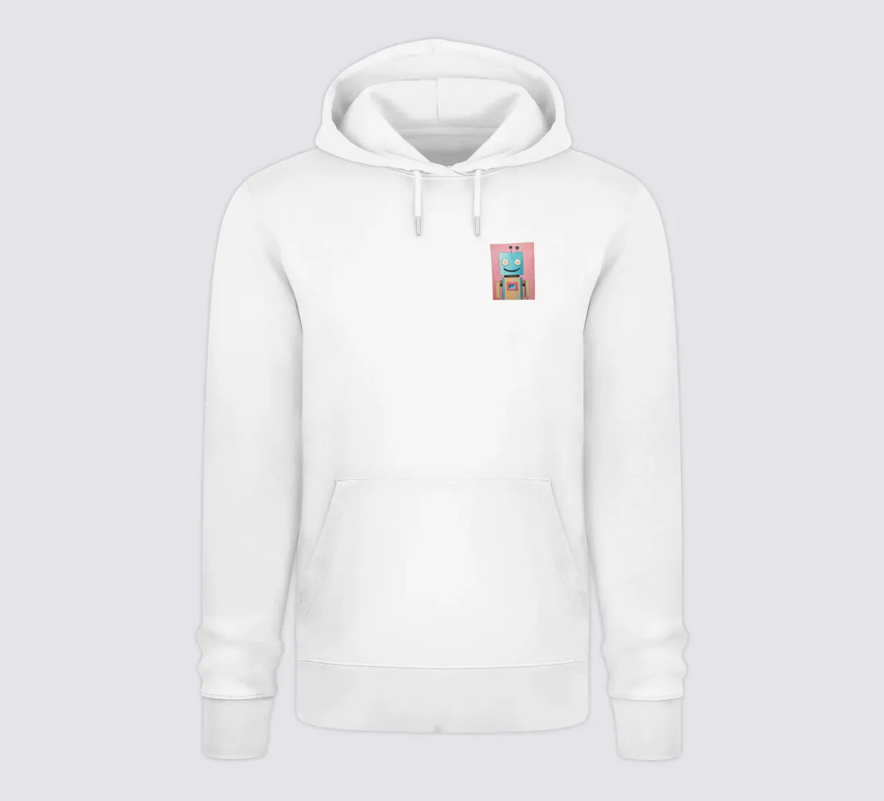 Robot sorridente felpa con cappuccio da KidzStudio