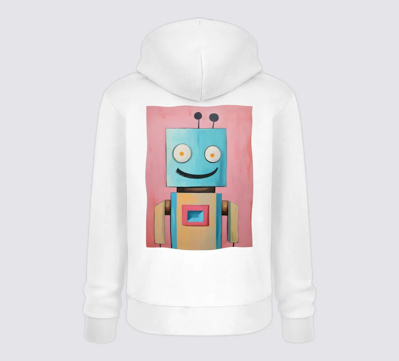 Robot sonriente sudadera con capucha de KidzStudio