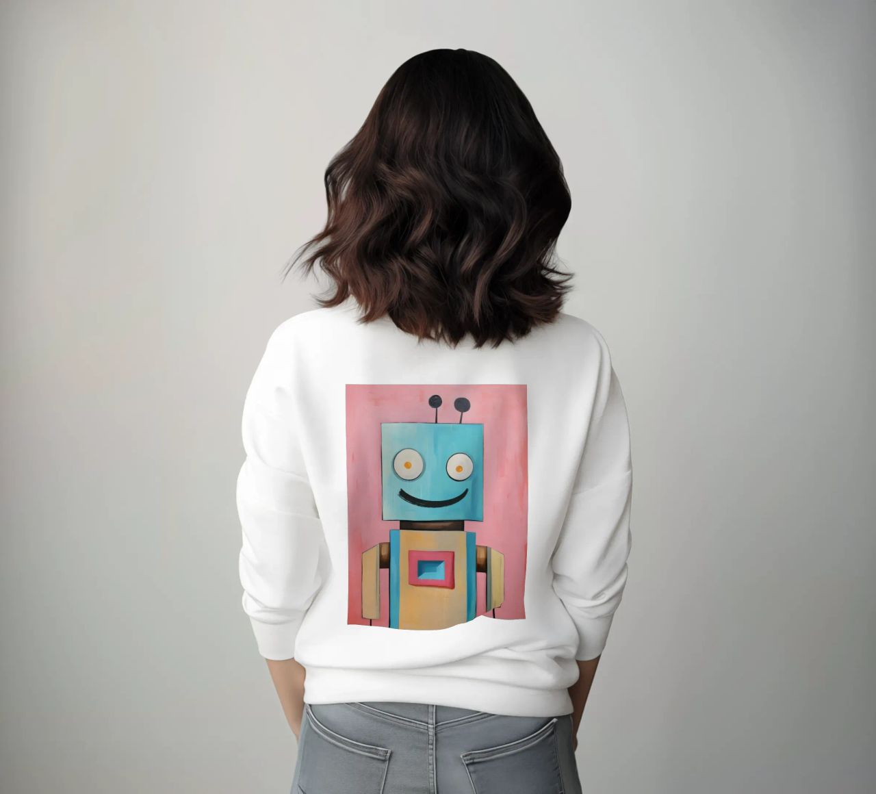 Robot sorridente felpa da KidzStudio