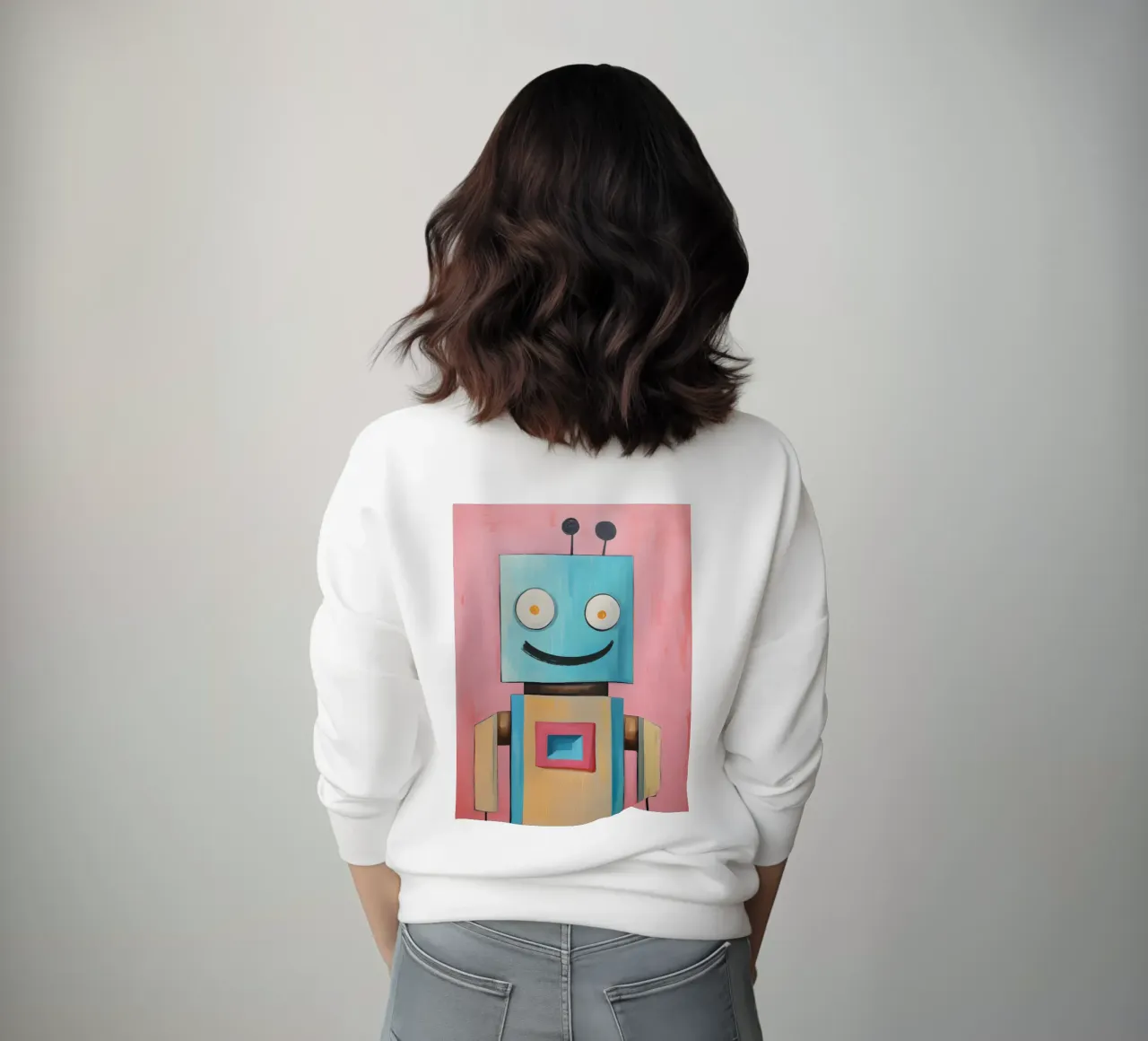 Robot sorridente felpa da KidzStudio