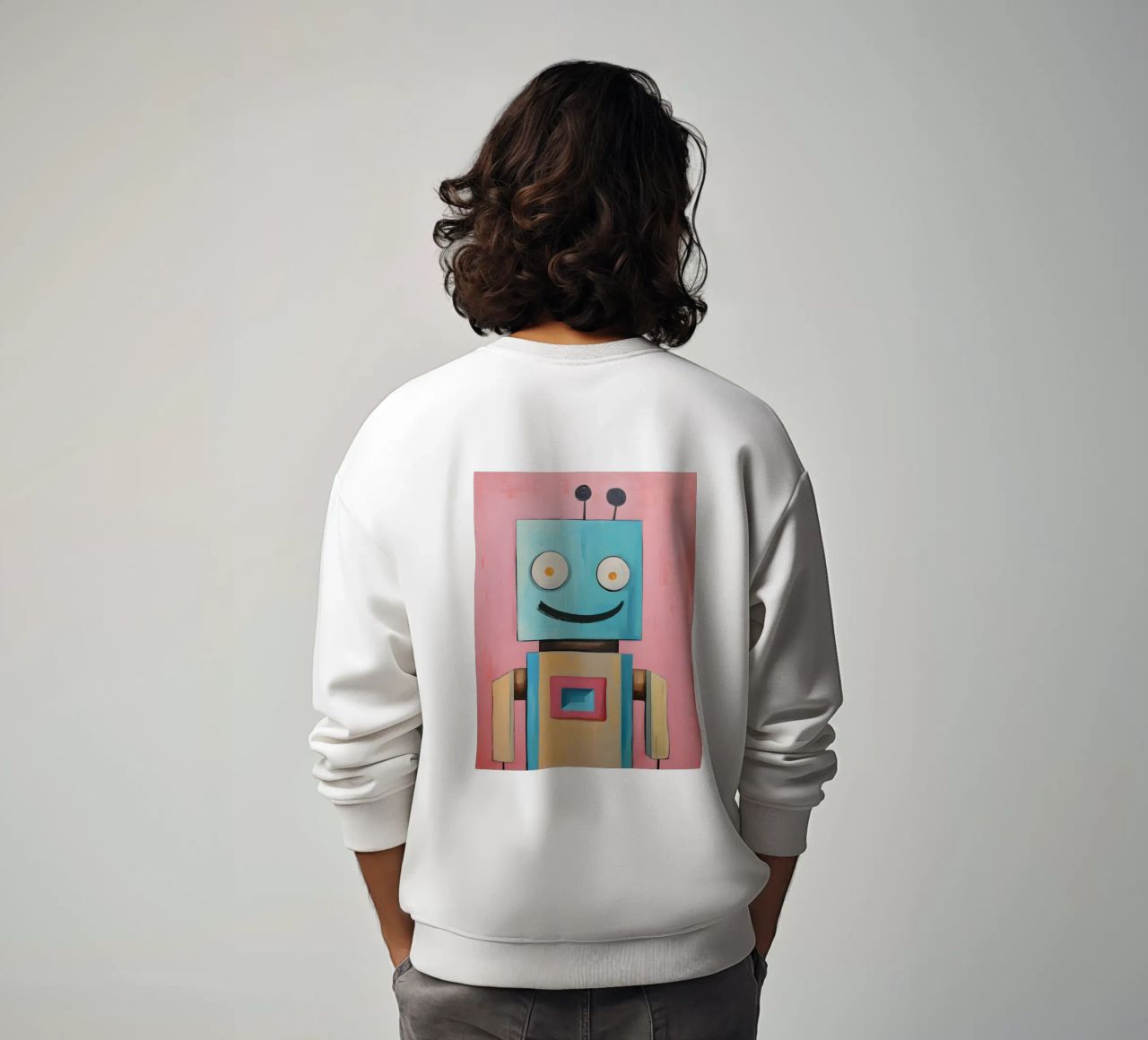 Robot sorridente felpa da KidzStudio