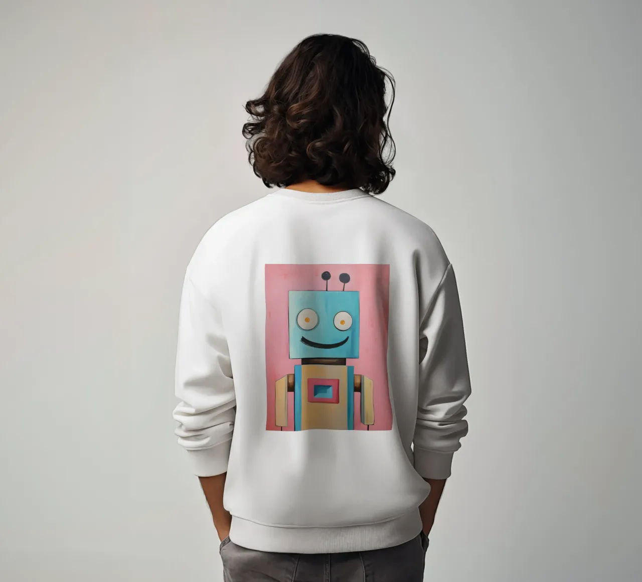 Robot sorridente felpa da KidzStudio