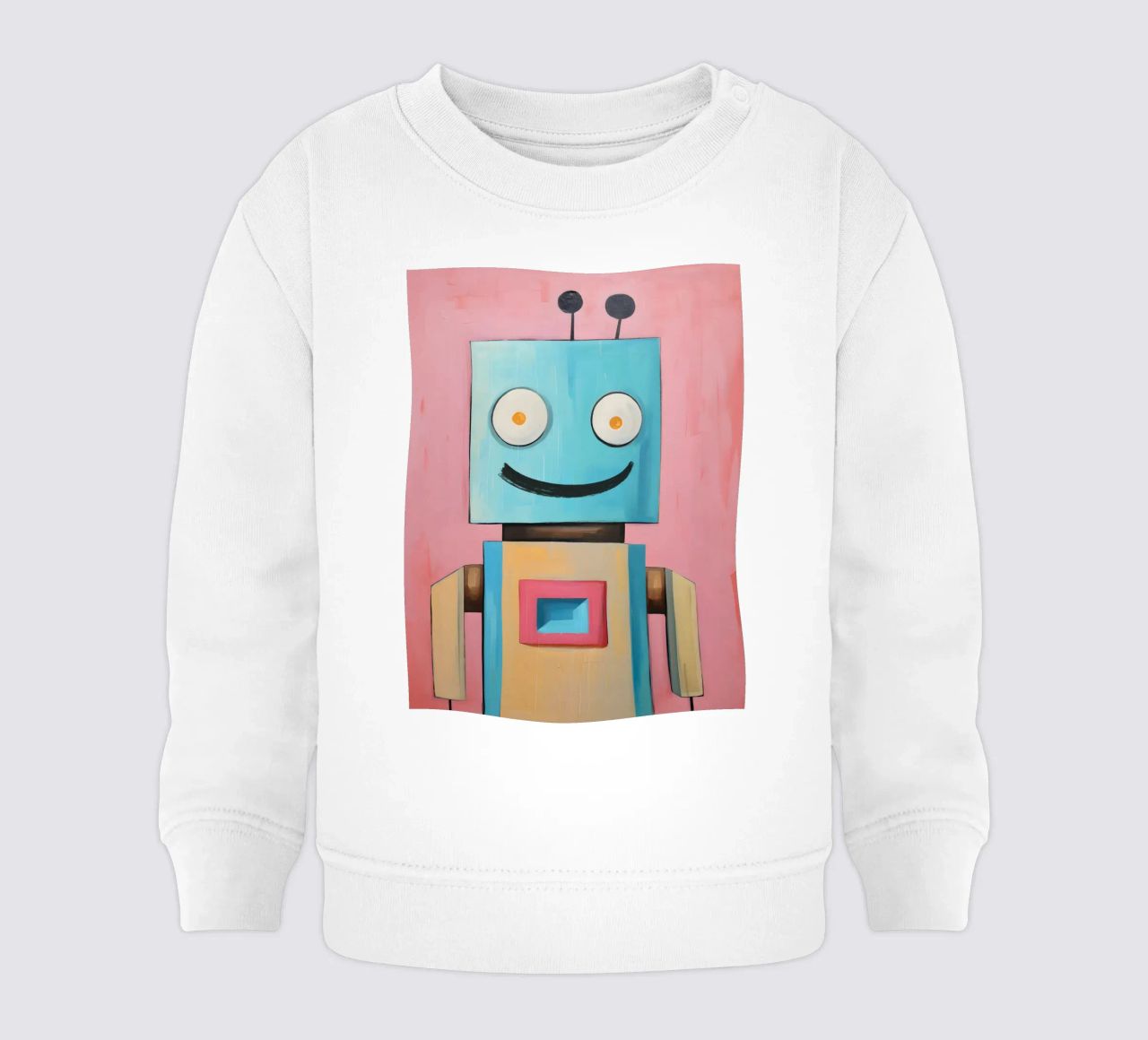 Robot sorridente felpa neonato da KidzStudio
