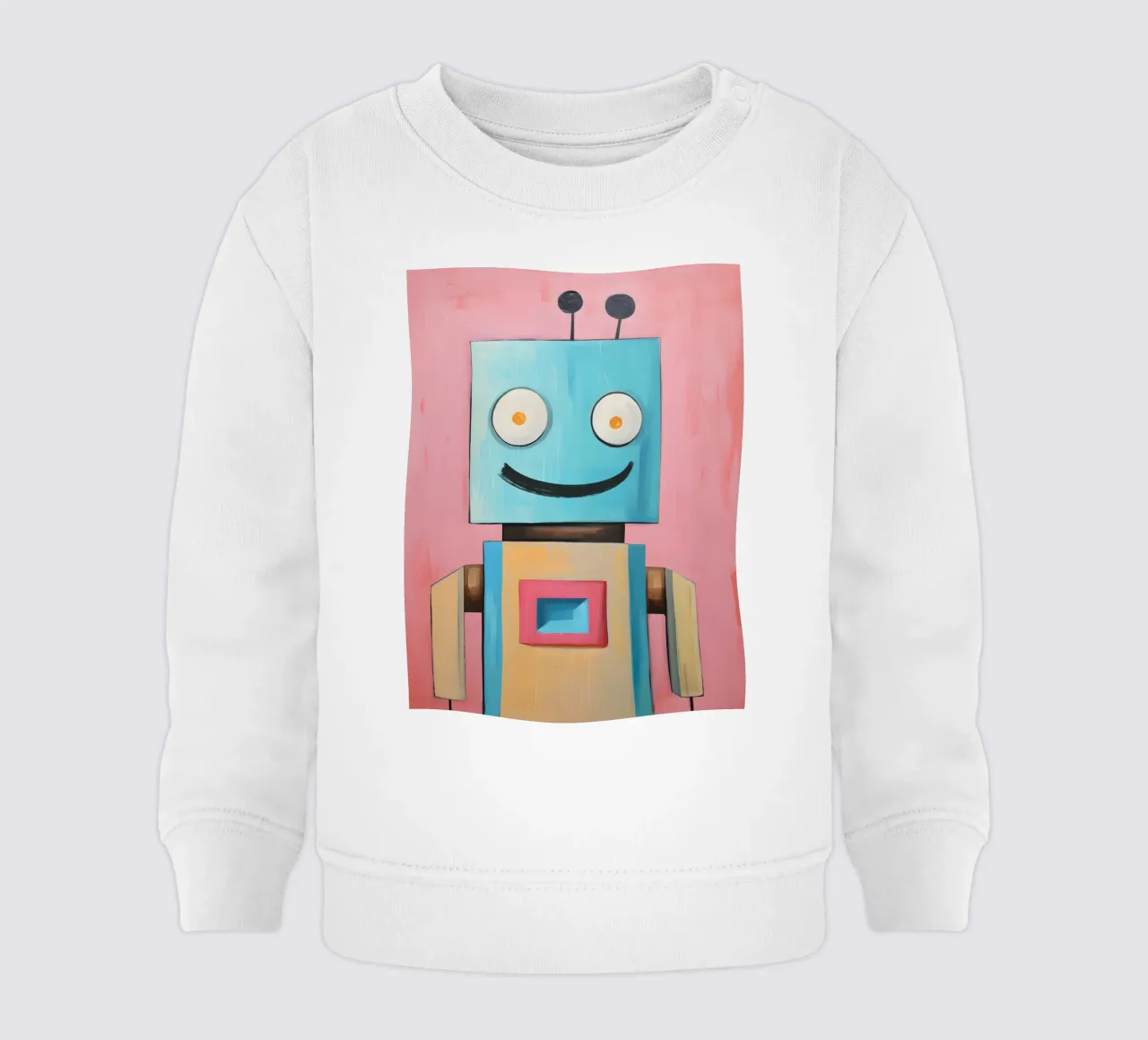 Robot sorridente felpa neonato da KidzStudio