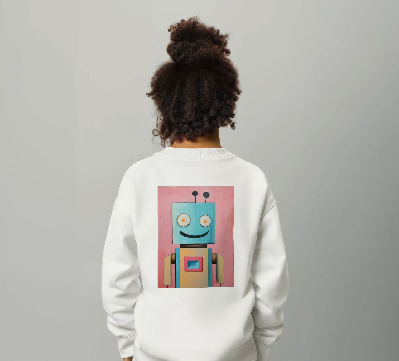 Robot sorridente felpa bambino da KidzStudio