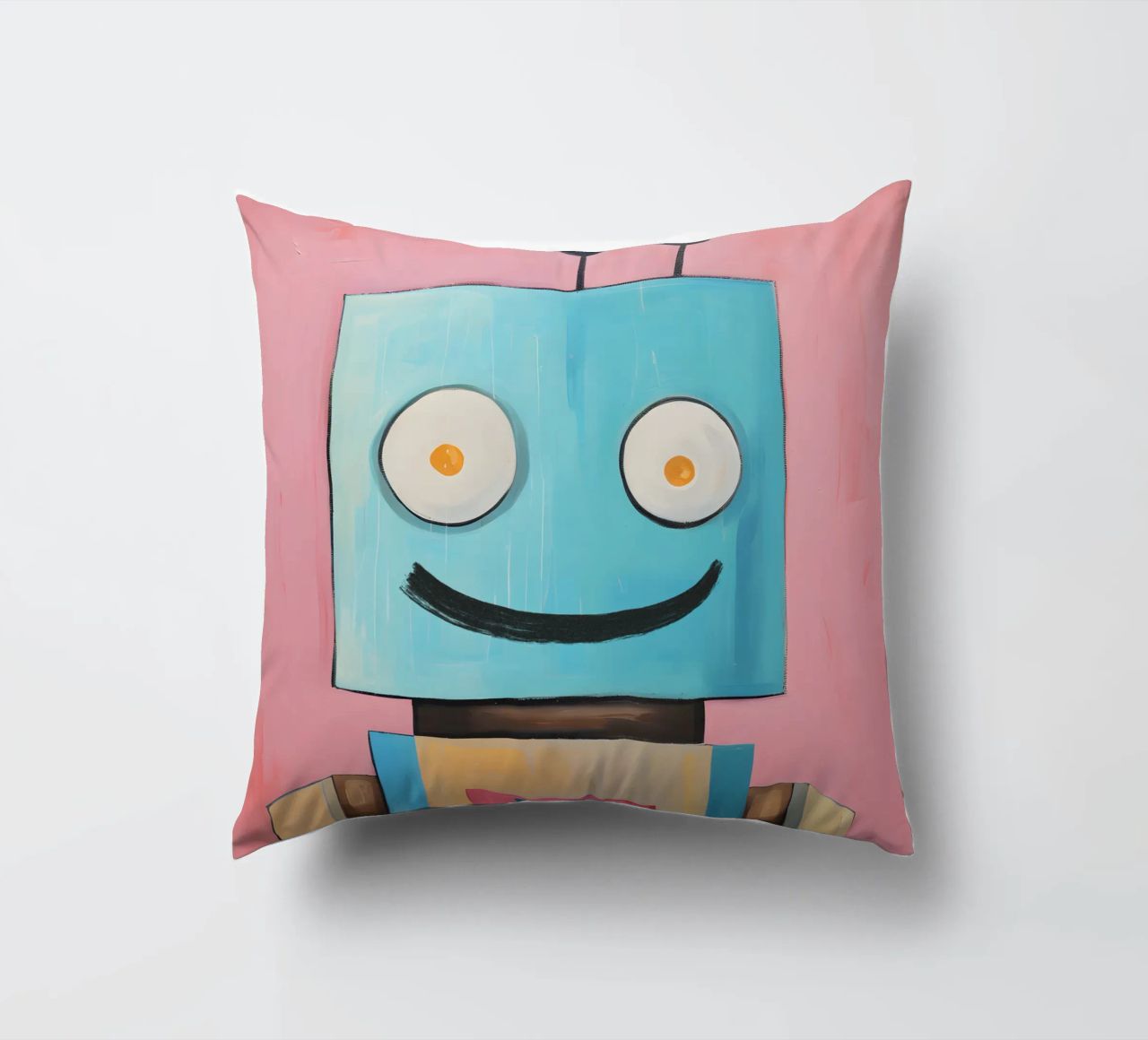 Robot sorridente cuscino da KidzStudio