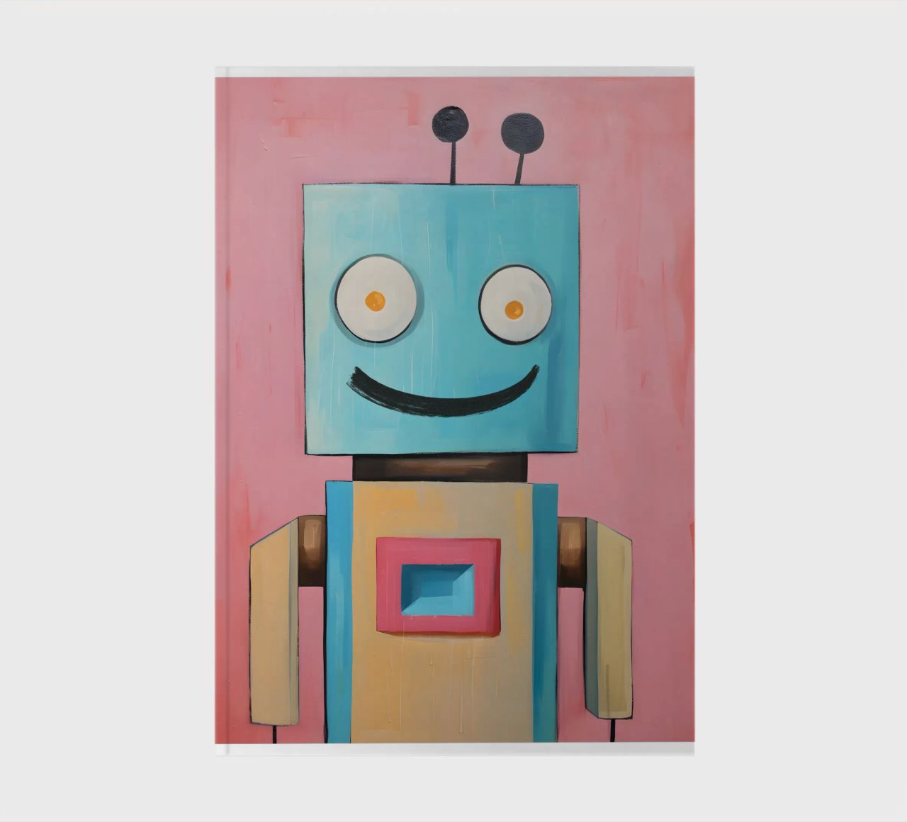 Smiling Robot notebook by KidzStudio