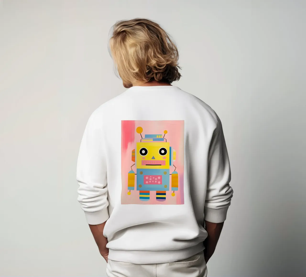 Robot colorato felpa da KidzStudio