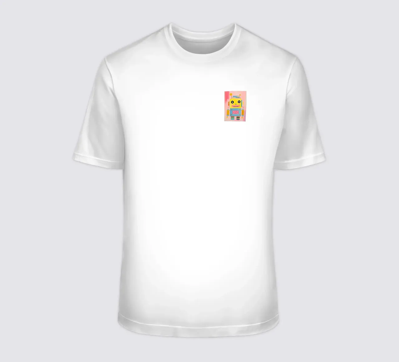 Kleurrijke robot t-shirt van KidzStudio