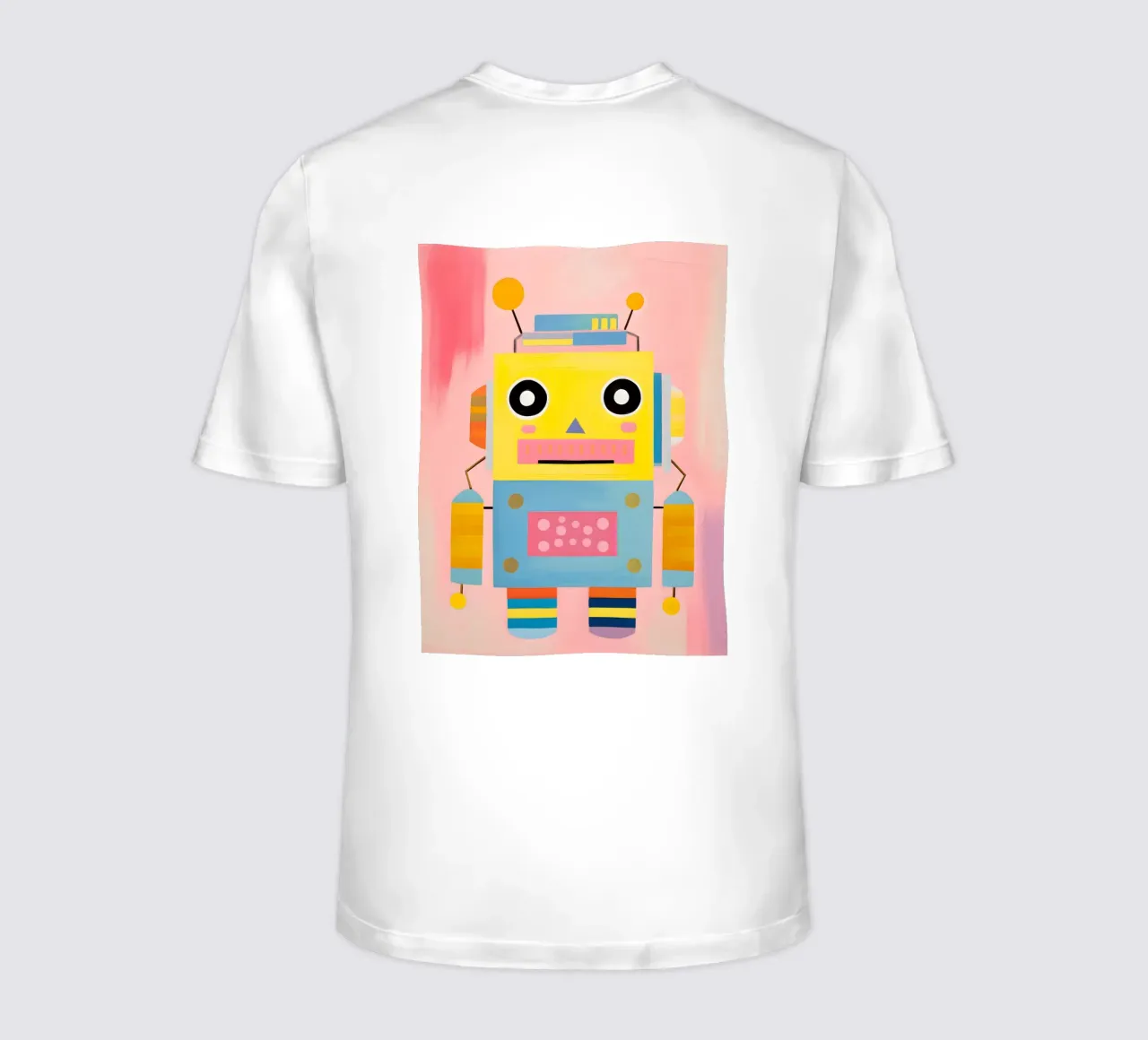 Kleurrijke robot t-shirt van KidzStudio