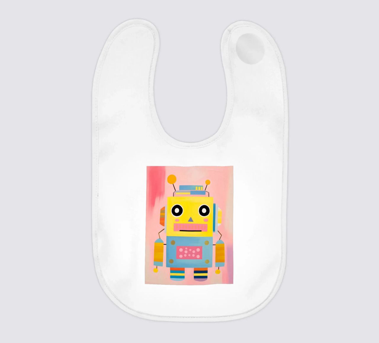 Robot colorato bavaglino da KidzStudio