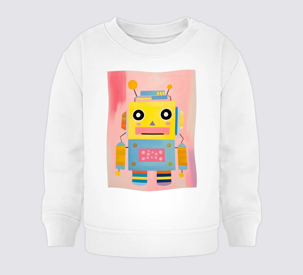 Robot colorato felpa neonato da KidzStudio