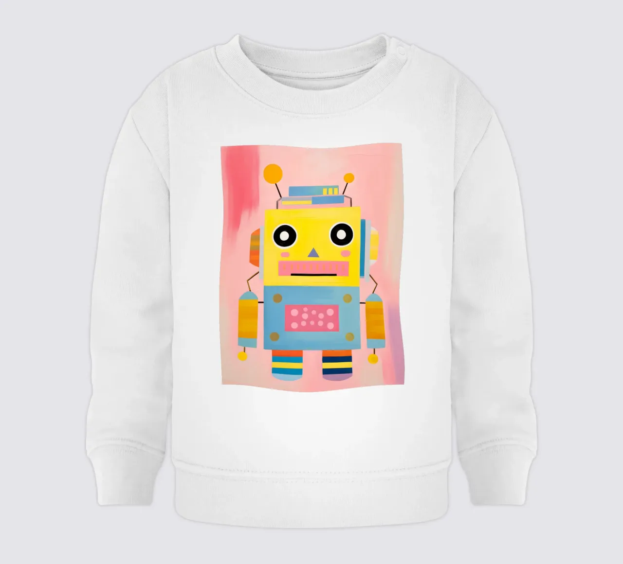 Robot colorato felpa neonato da KidzStudio