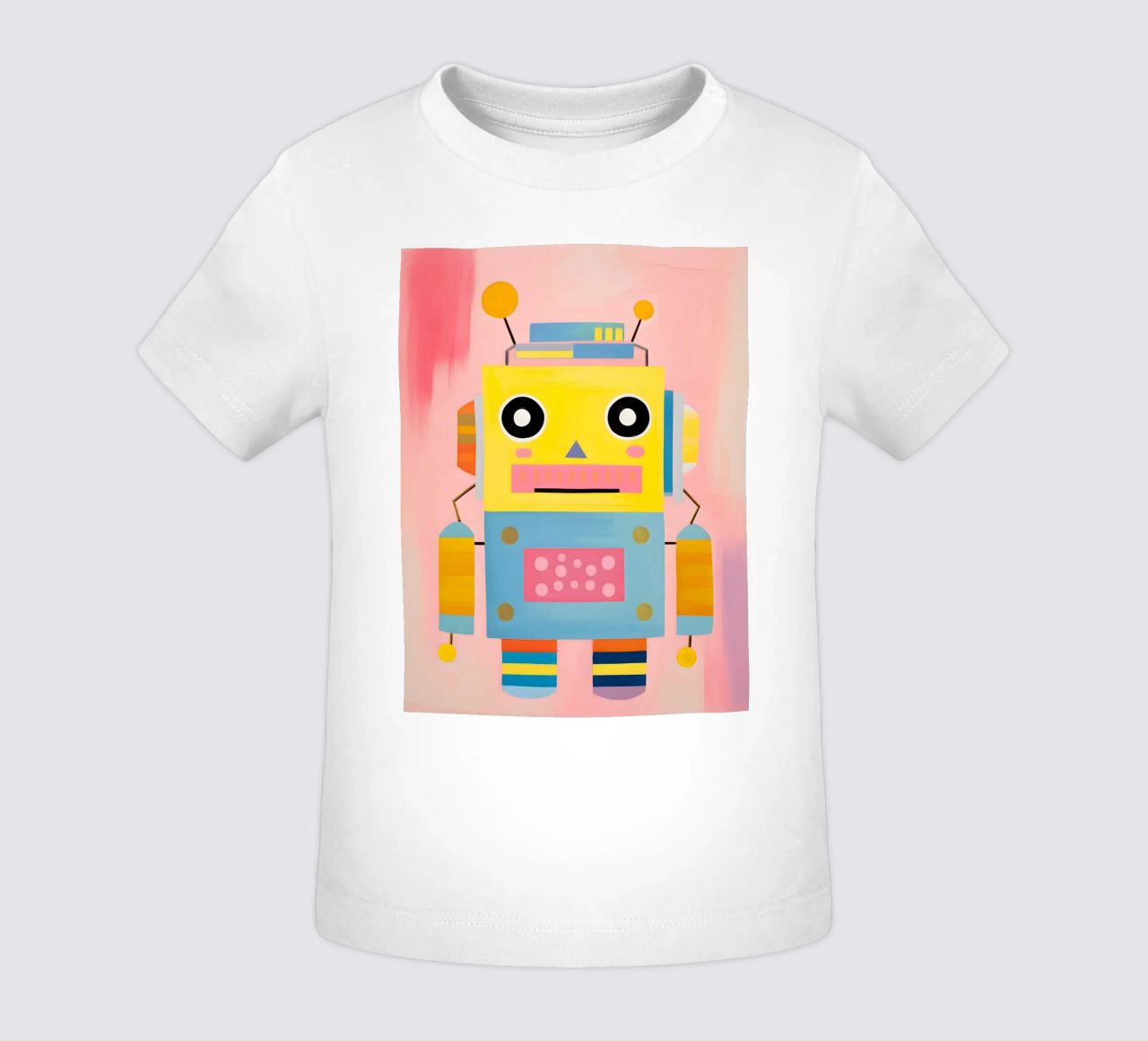 Robot colorato maglietta neonato da KidzStudio