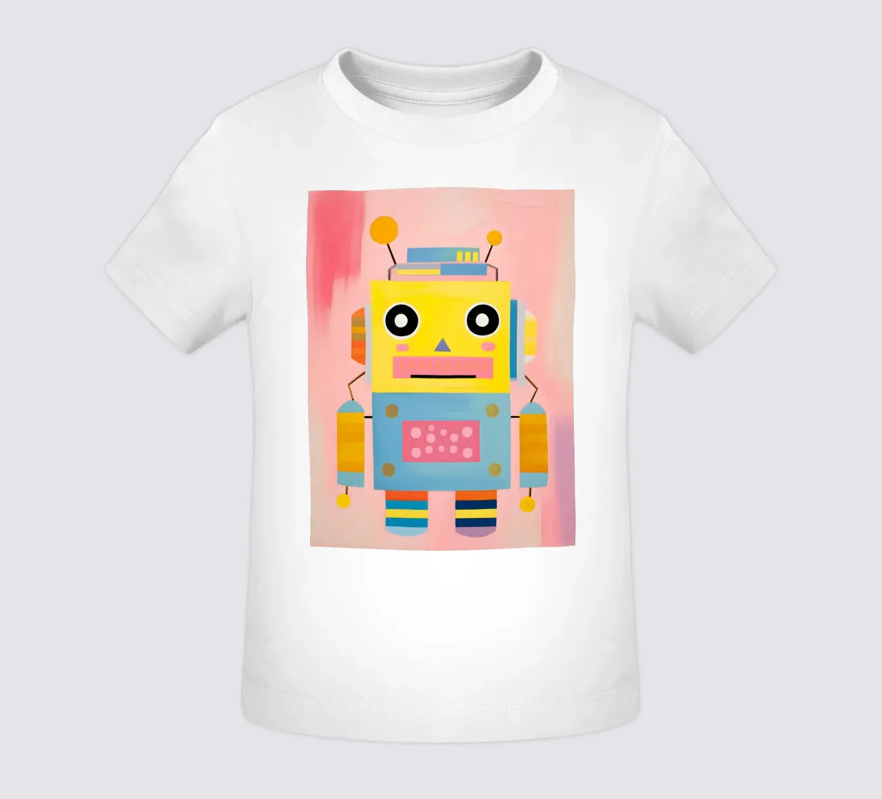 Robot colorato maglietta neonato da KidzStudio
