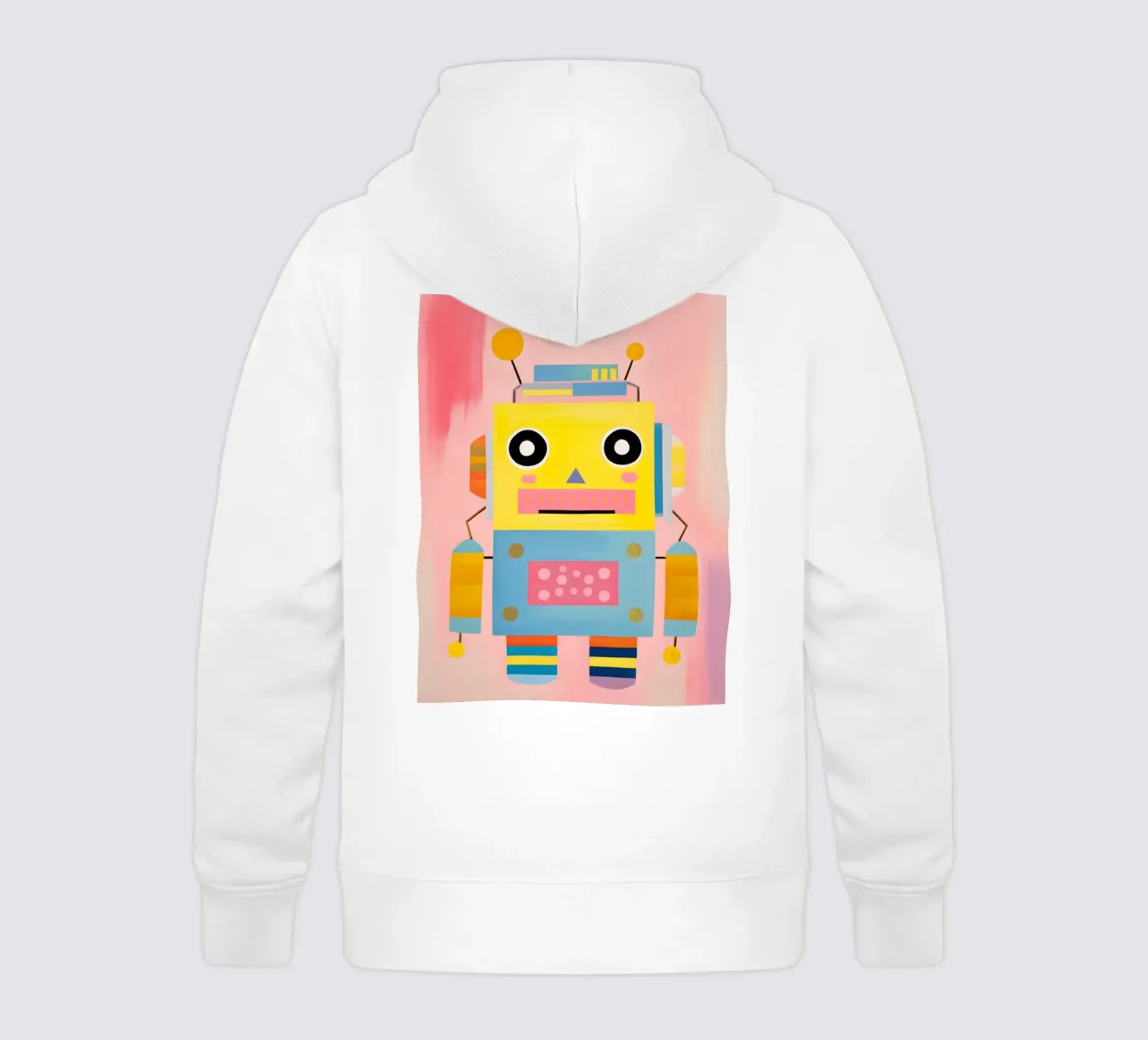 Robot colorato felpa bambino con cappuccio da KidzStudio