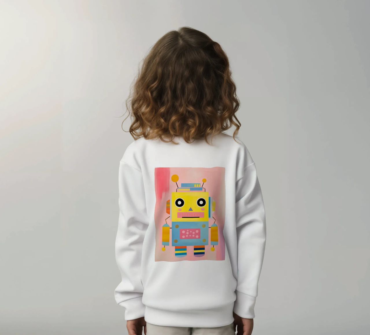 Robot colorato felpa bambino da KidzStudio