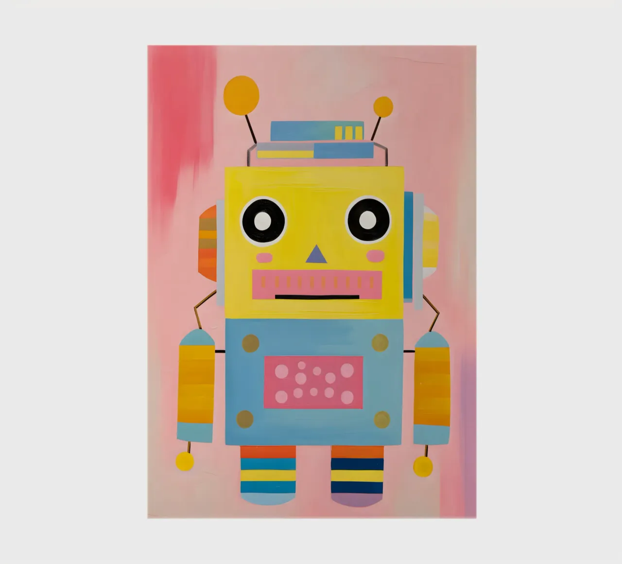 Robot colorato diario da KidzStudio