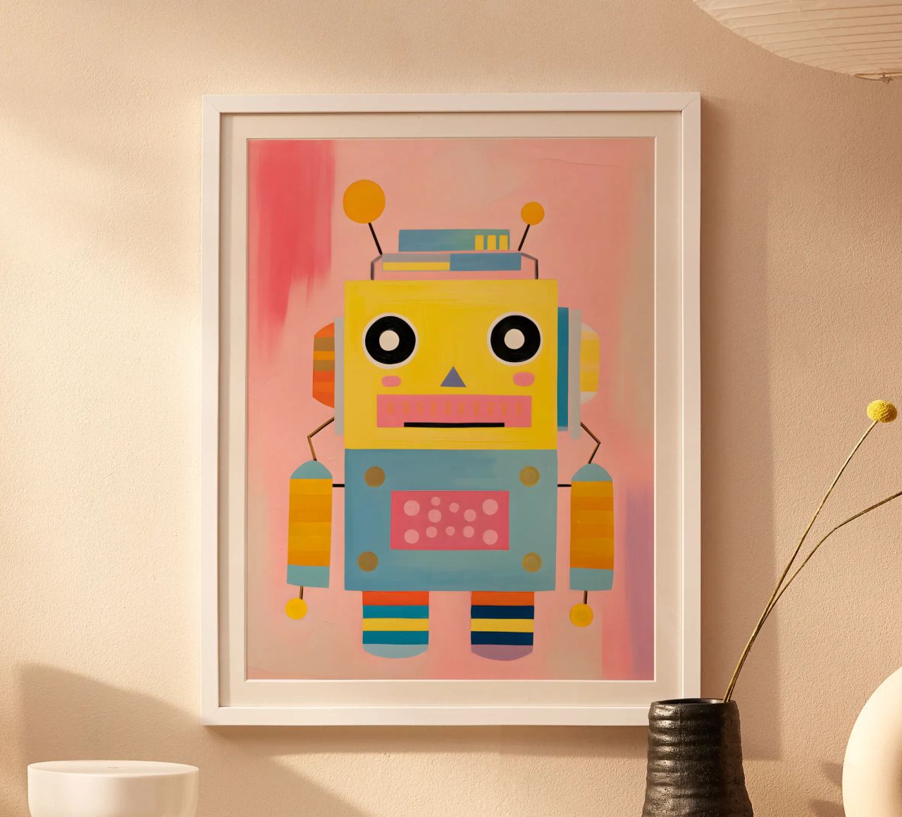 Robot colorato carta hahnemühle da KidzStudio