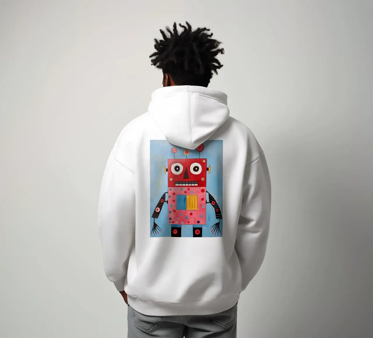 Tupfen-Roboter Hoodie von KidzStudio