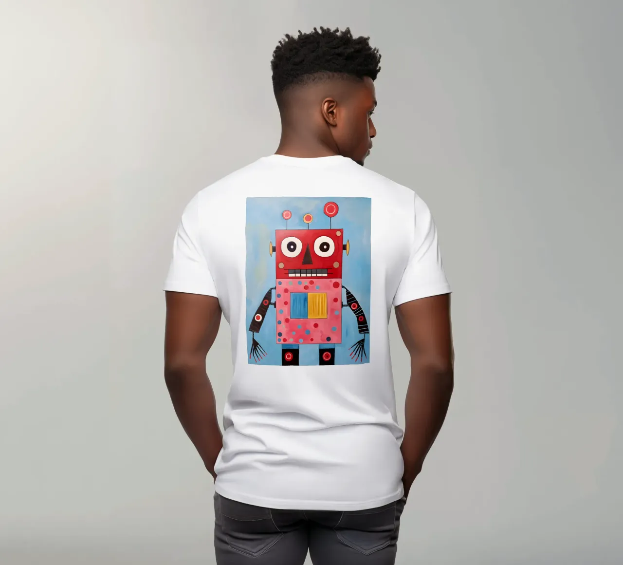 Robot a pois t-shirt da KidzStudio