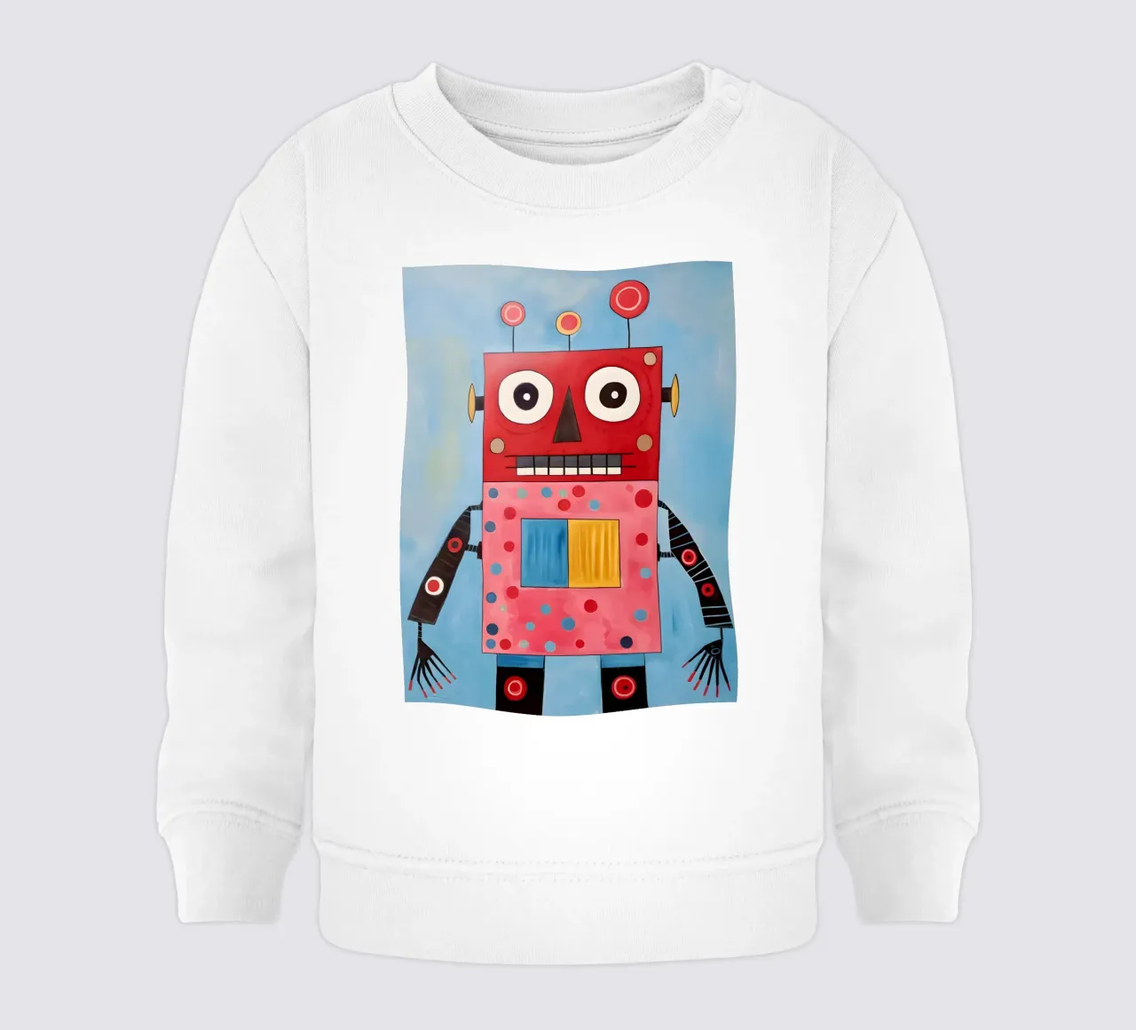 Tupfen-Roboter Baby Sweatshirt von KidzStudio