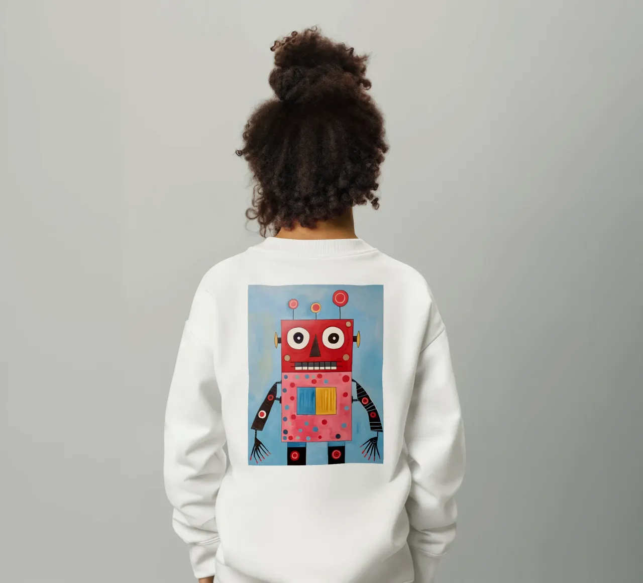 Robot de lunares sudadera para niño de KidzStudio