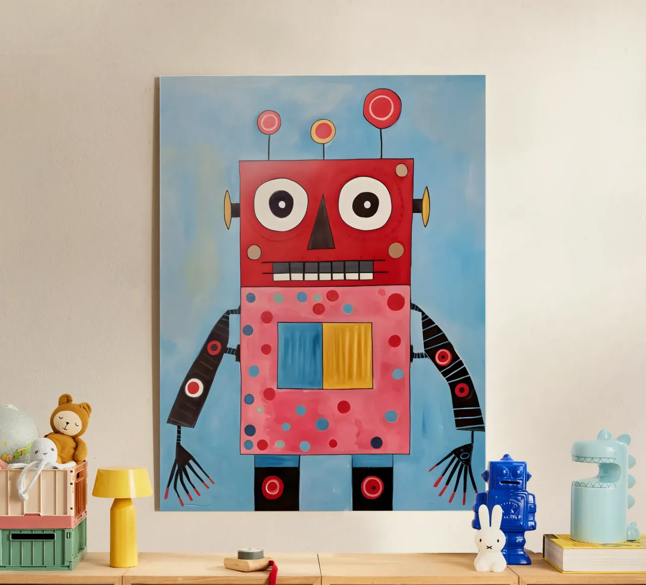 Robot a pois plexiglass da KidzStudio
