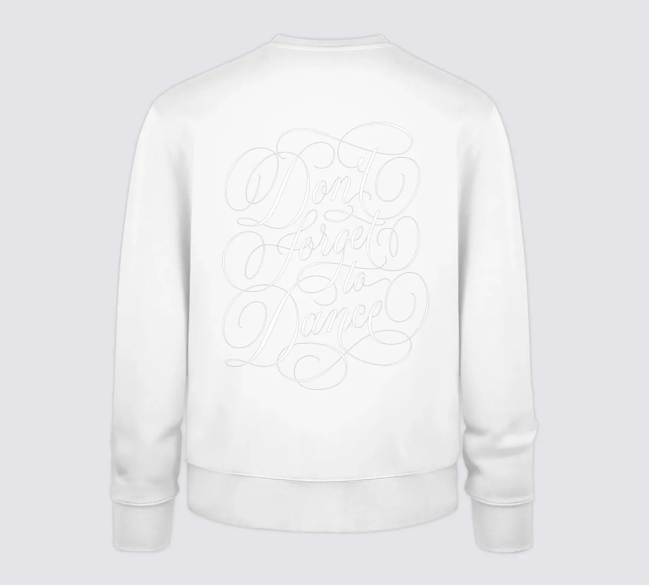 Non dimenticate di ballare. Danzare attraverso la vita. Calligrafia colorata felpa da CalliLetters