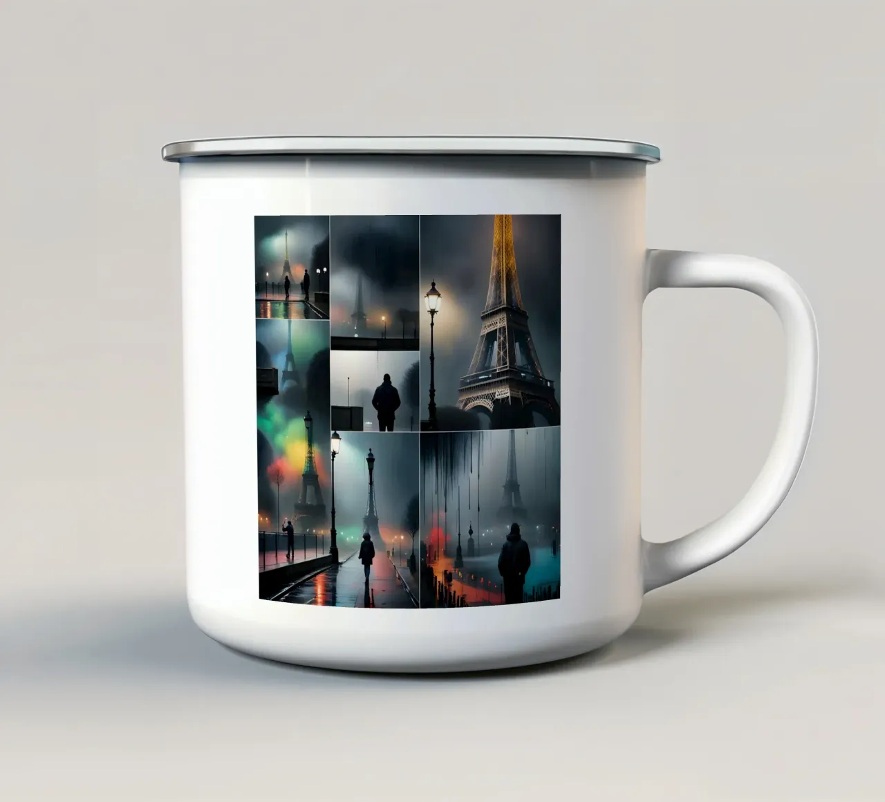 Parigi misteriosa tazza in smalto da Art Digital Visuel