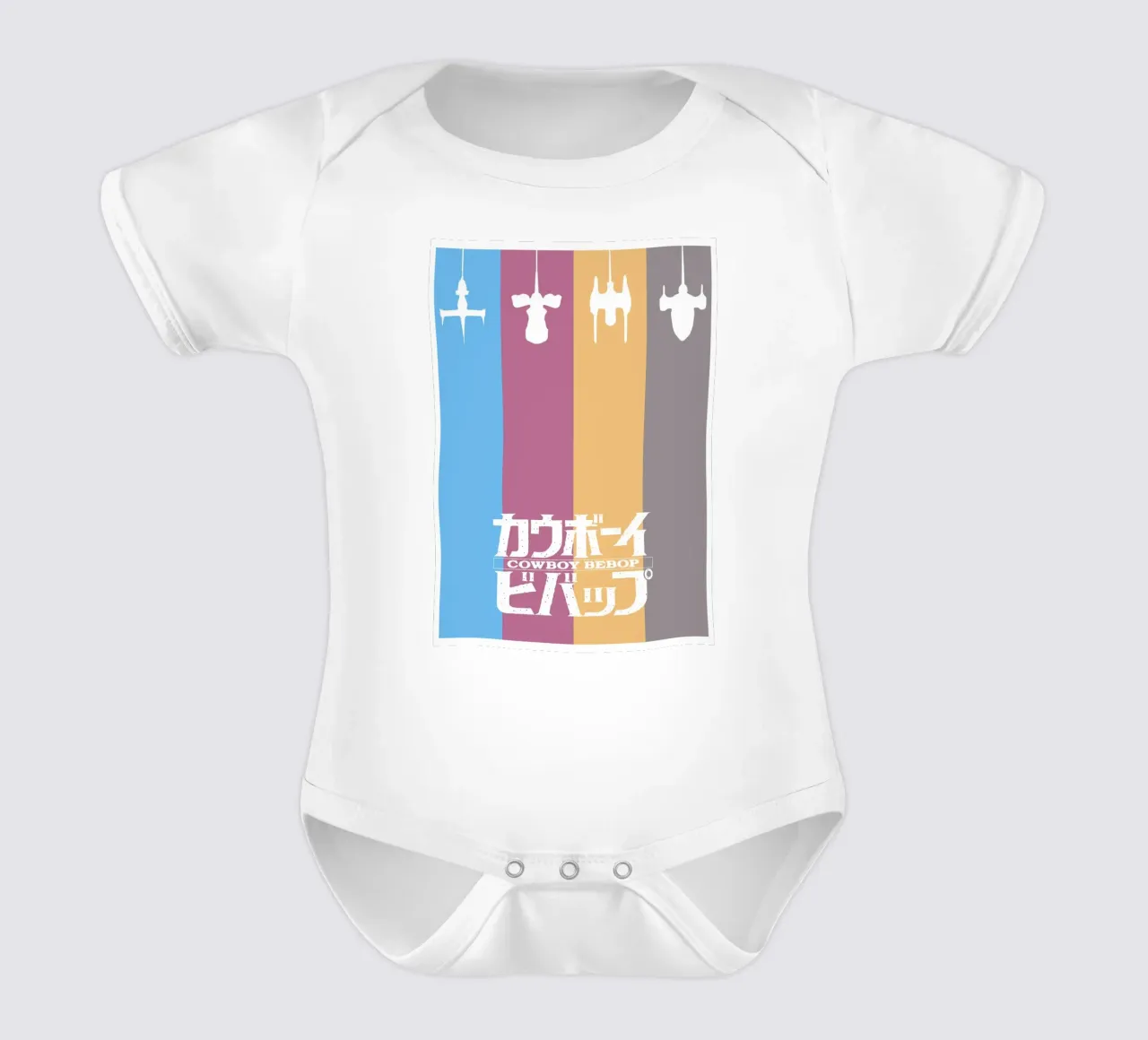 Spike Spiegel body neonato maniche corte da Neonartstudio