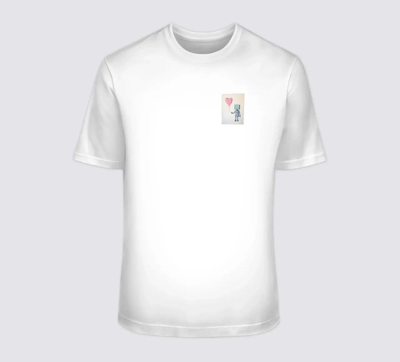 Robot con palloncino a forma di cuore t-shirt da KidzStudio