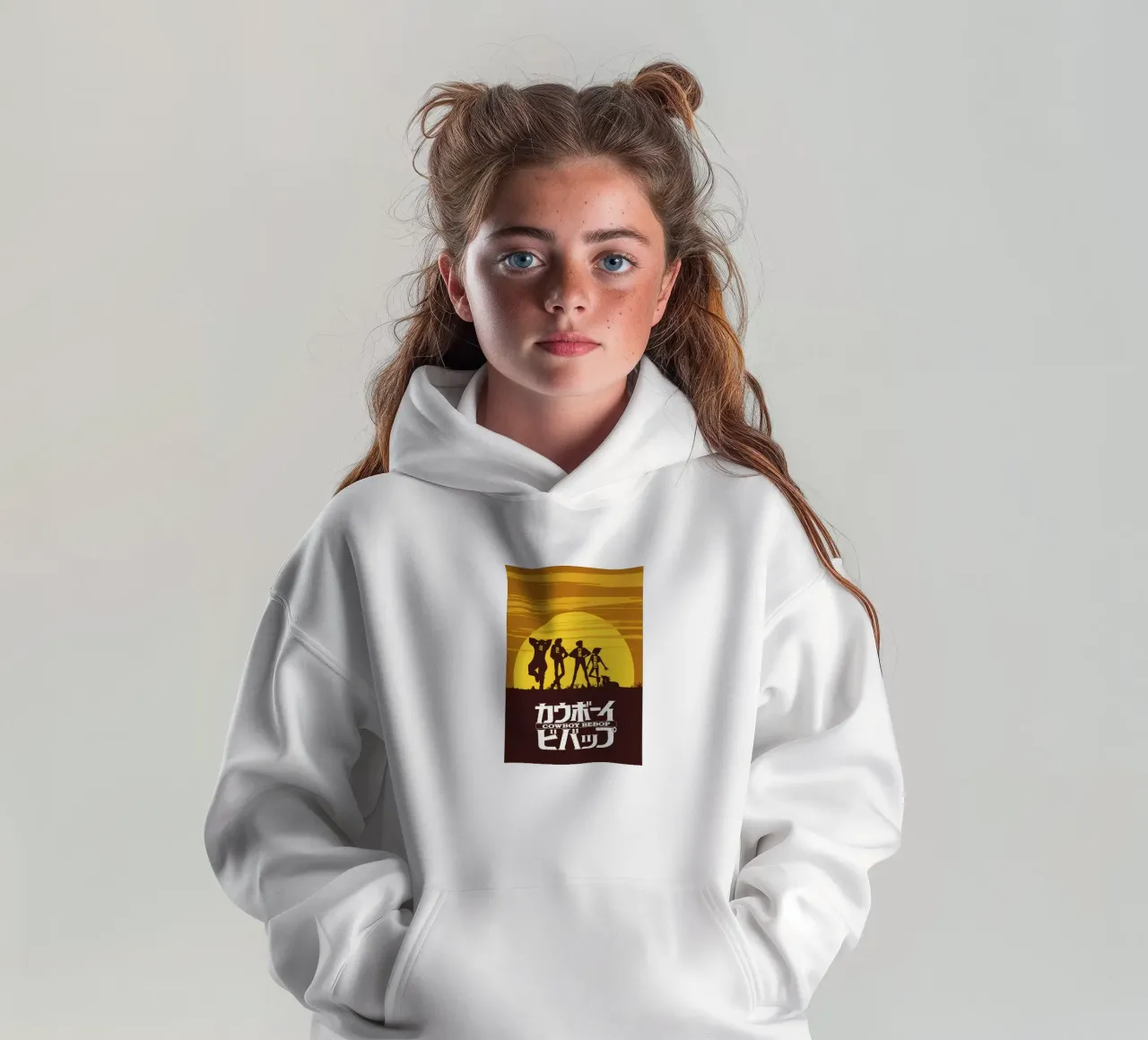 Spike Spiegel 6 felpa bambino con cappuccio da Neonartstudio