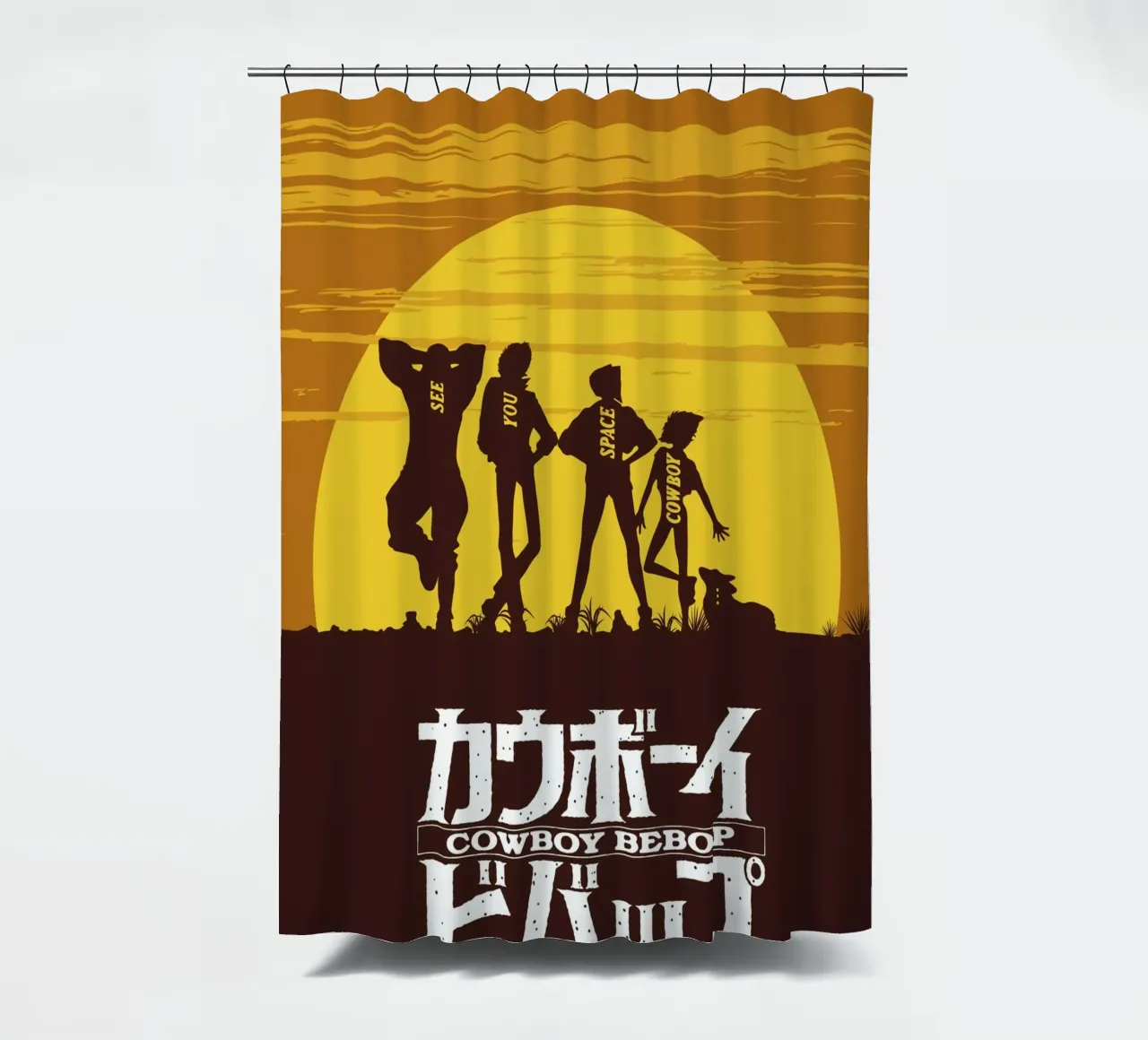 Spike Spiegel 6 tenda da doccia da Neonartstudio