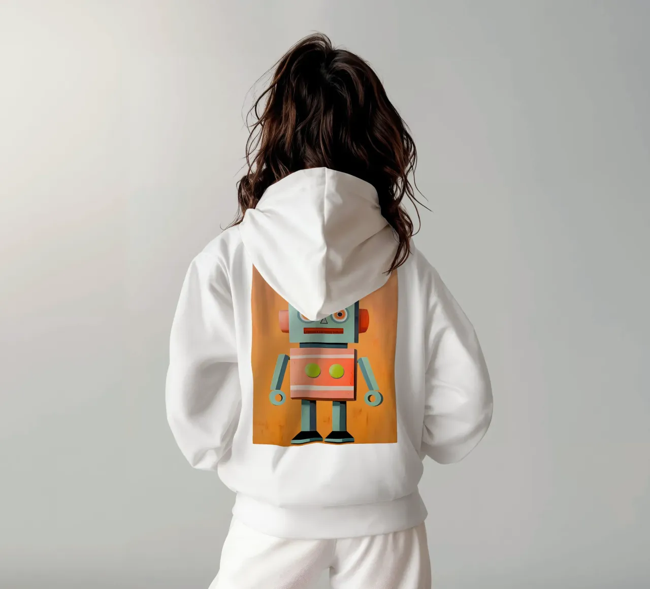 Robot retrò felpa con cappuccio da KidzStudio