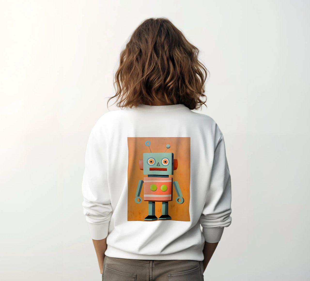 Robot retrò felpa da KidzStudio