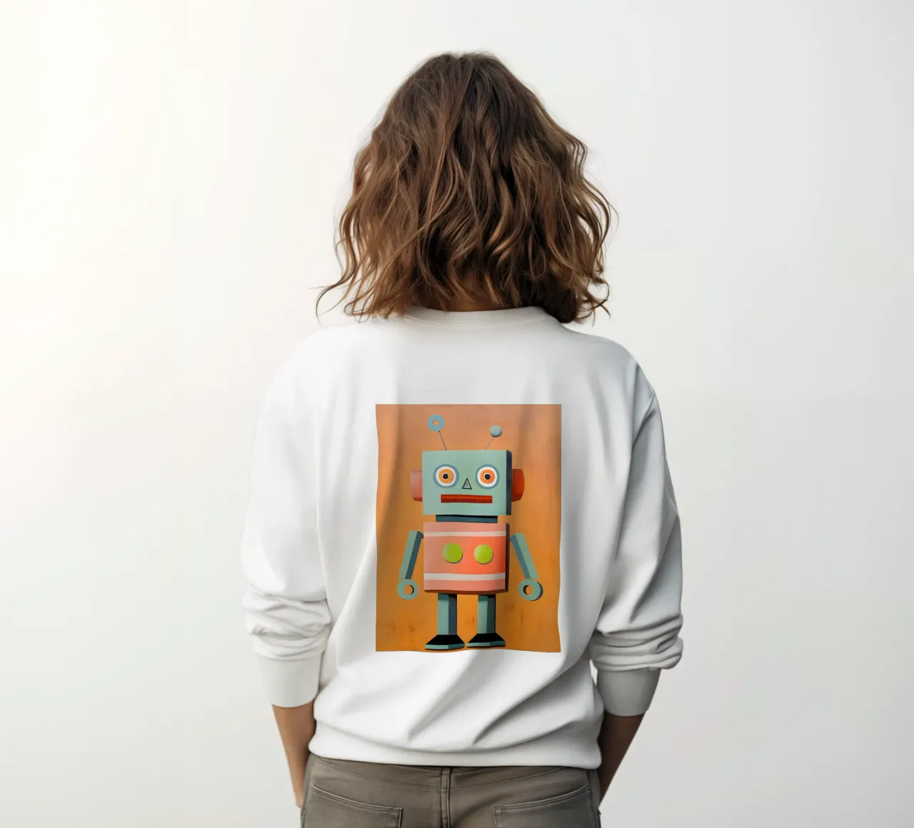 Robot retrò felpa da KidzStudio