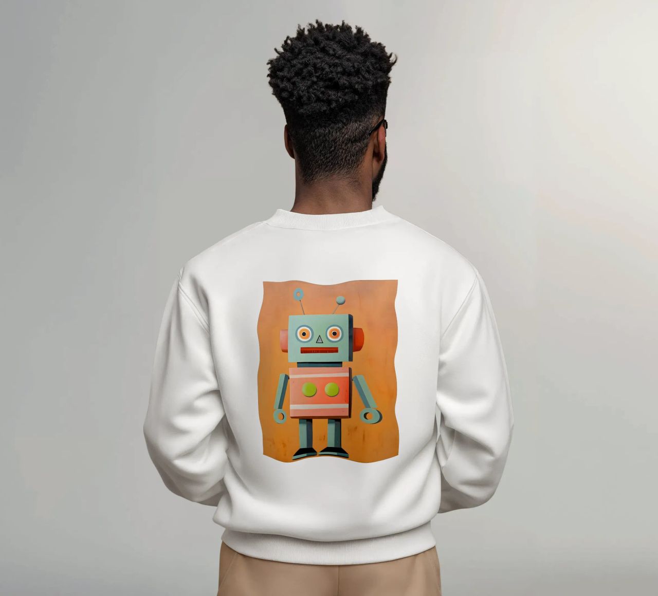 Robot retrò felpa da KidzStudio