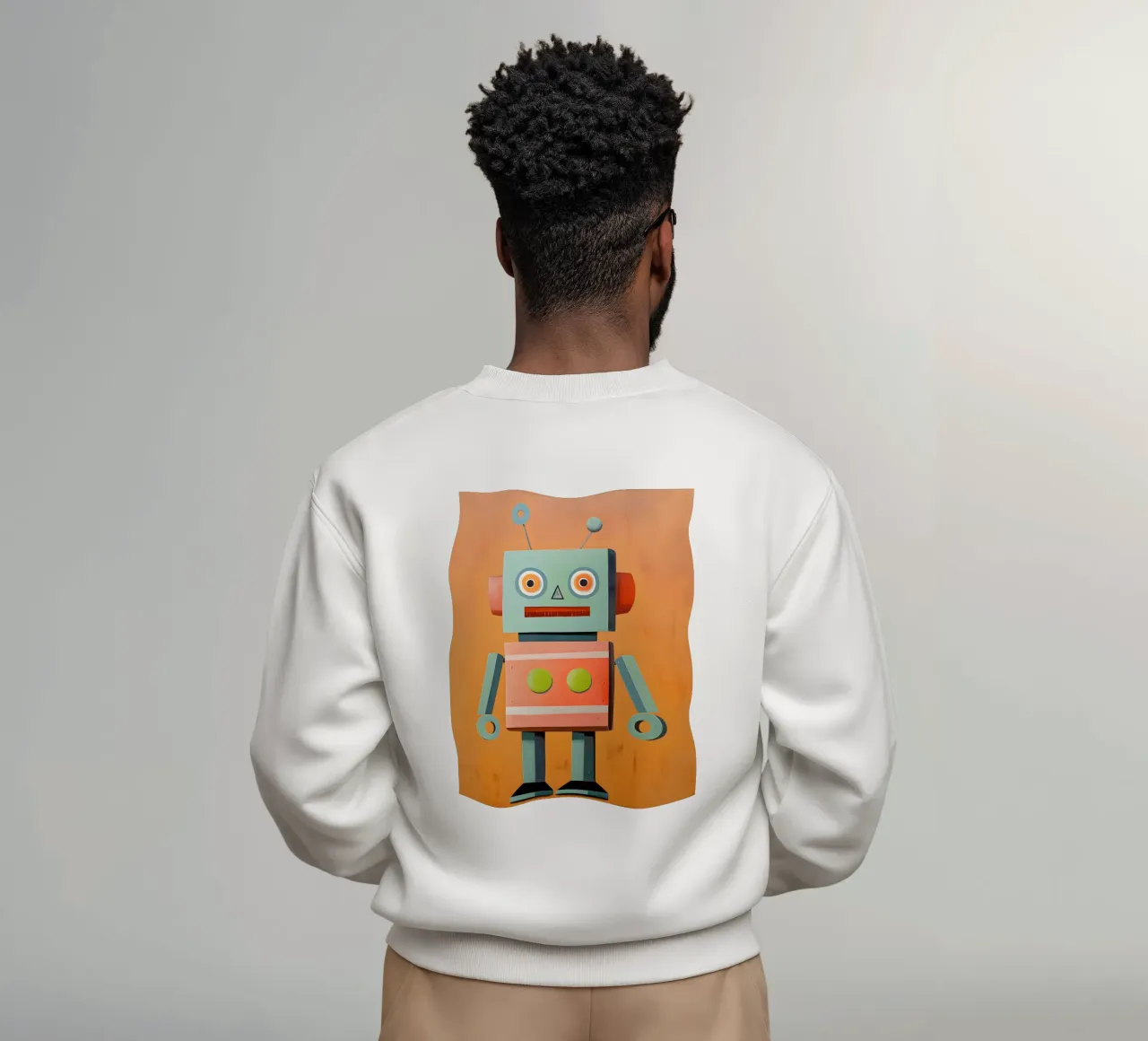 Robot retrò felpa da KidzStudio