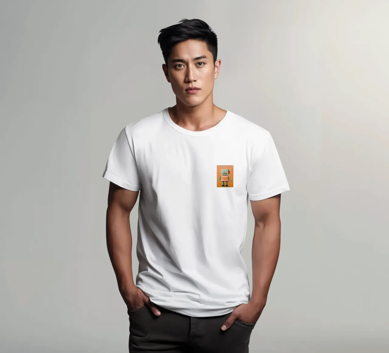 Robot retrò t-shirt da KidzStudio