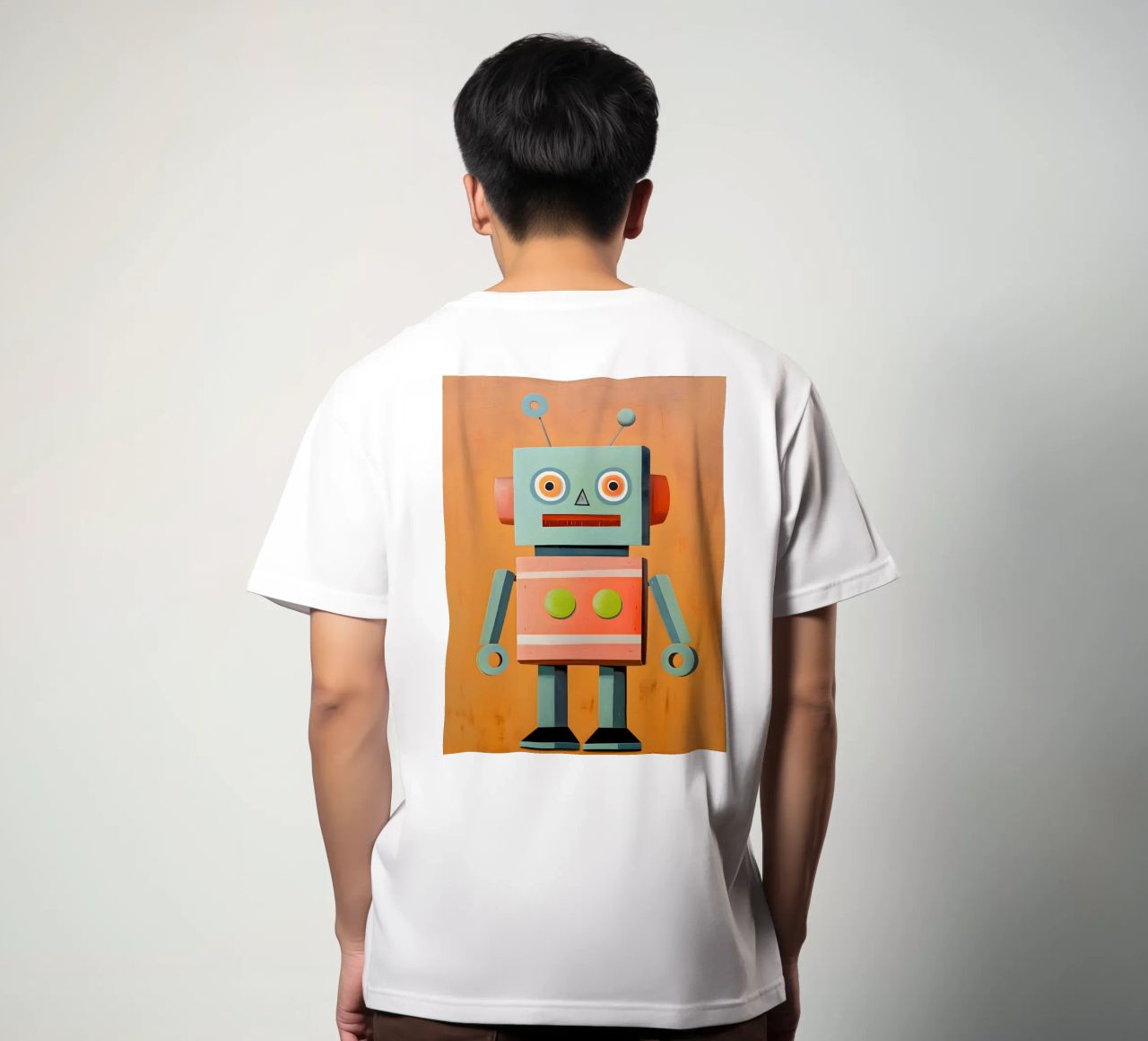 Robot retrò t-shirt da KidzStudio