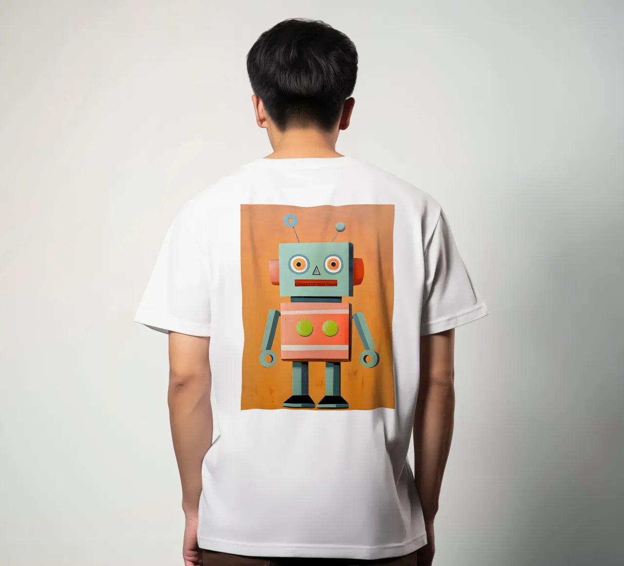 Robot retrò t-shirt da KidzStudio
